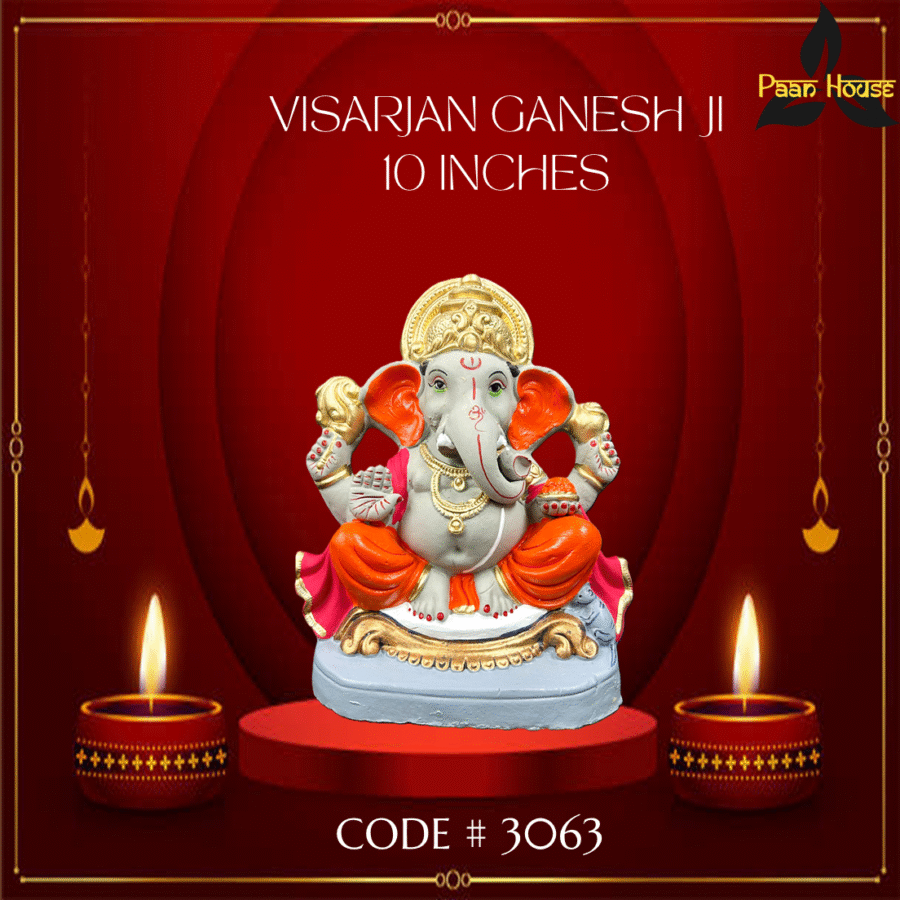 VISARJAN GANESH JI <br>( 10 INCHES ) - Image 5