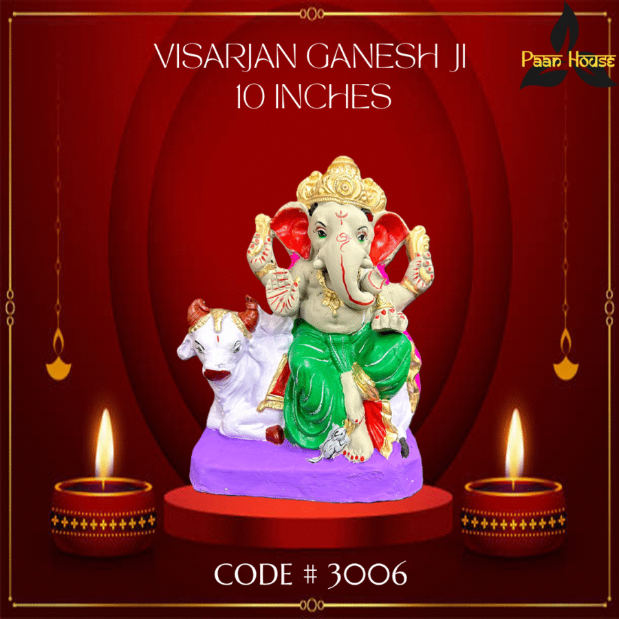 VISARJAN GANESH JI <br>( 10 INCHES ) - Image 4