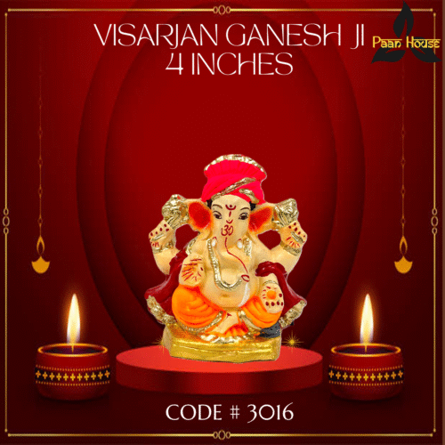 VISARJAN GANESH JI   <br> ( 4 INCHES )