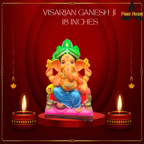 VISARJAN  GANESH JI <br> ( 18  INCHES )